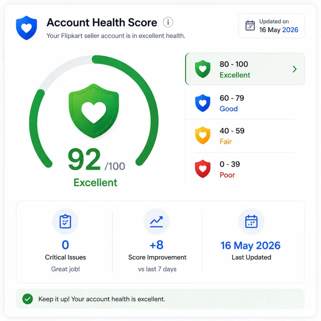 flipkart account health